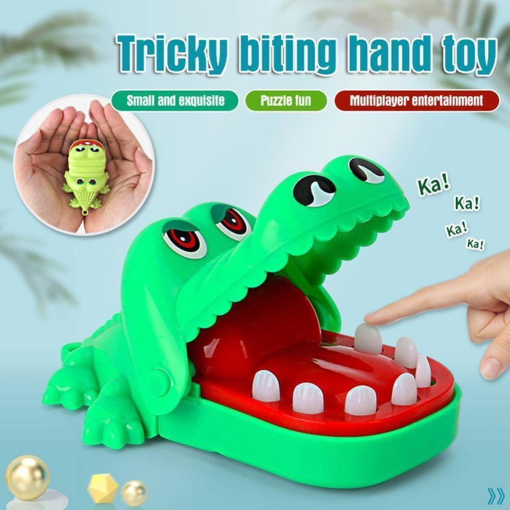 Crocodile Mouth Dentist Bite Finger Game Fun Alligator Ki GX