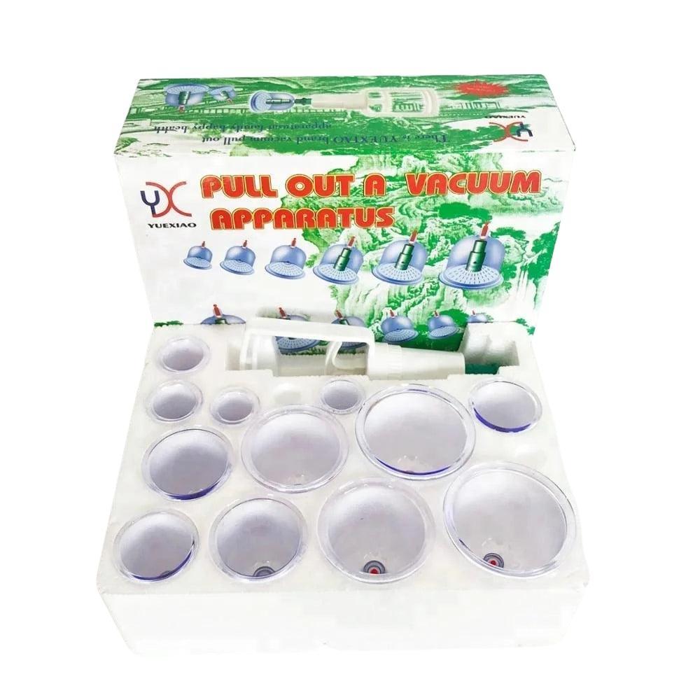 Cupping Hijama Cups with 12 Cups Cupping Set Guasha Set Chinese Wet Cupping Massage