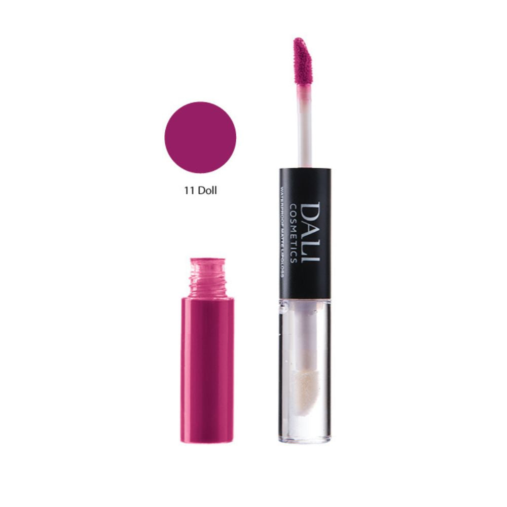 Dali Cosmetics Waterproof Matte Lipgloss Double Gloss 11-Doll