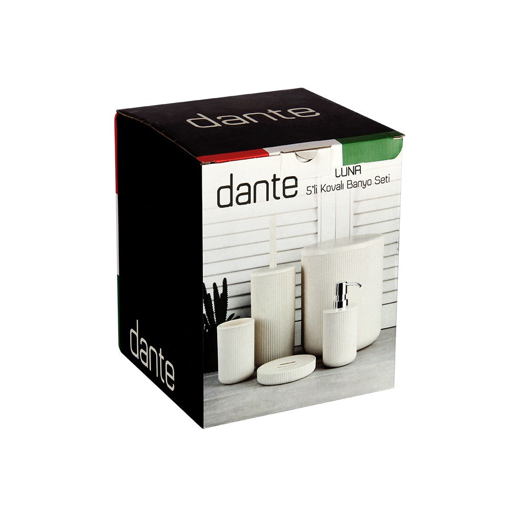 Dante Luna Toilet Set 5Pcs Made in Turkey