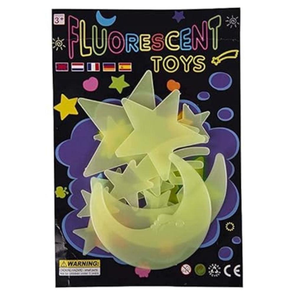 Dark Radium Wall Stickers for Kids Bedroom, Room Ceiling and Wall Decals (Set of 10)