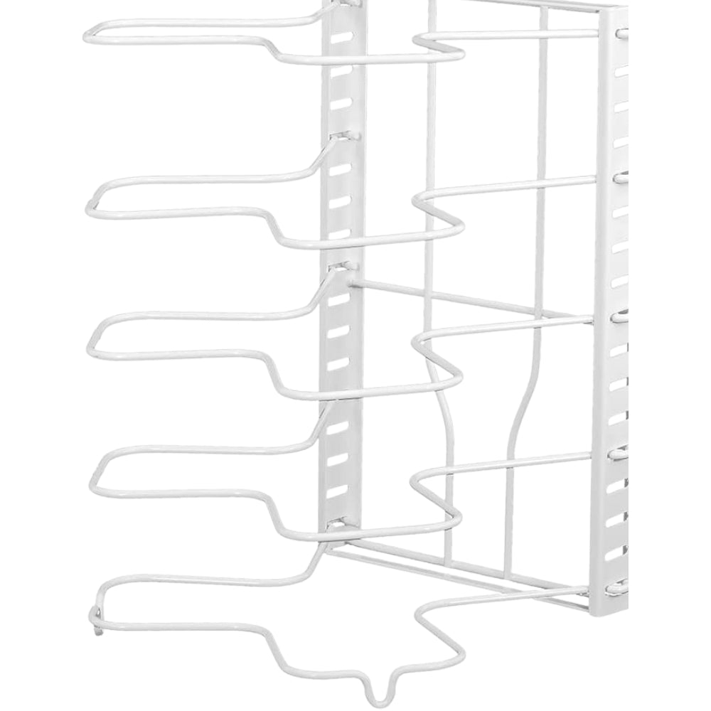 Deahun Mainstays White Wire Organization Rack-Use Vertical or Horizontal-Pantry-Kitchen