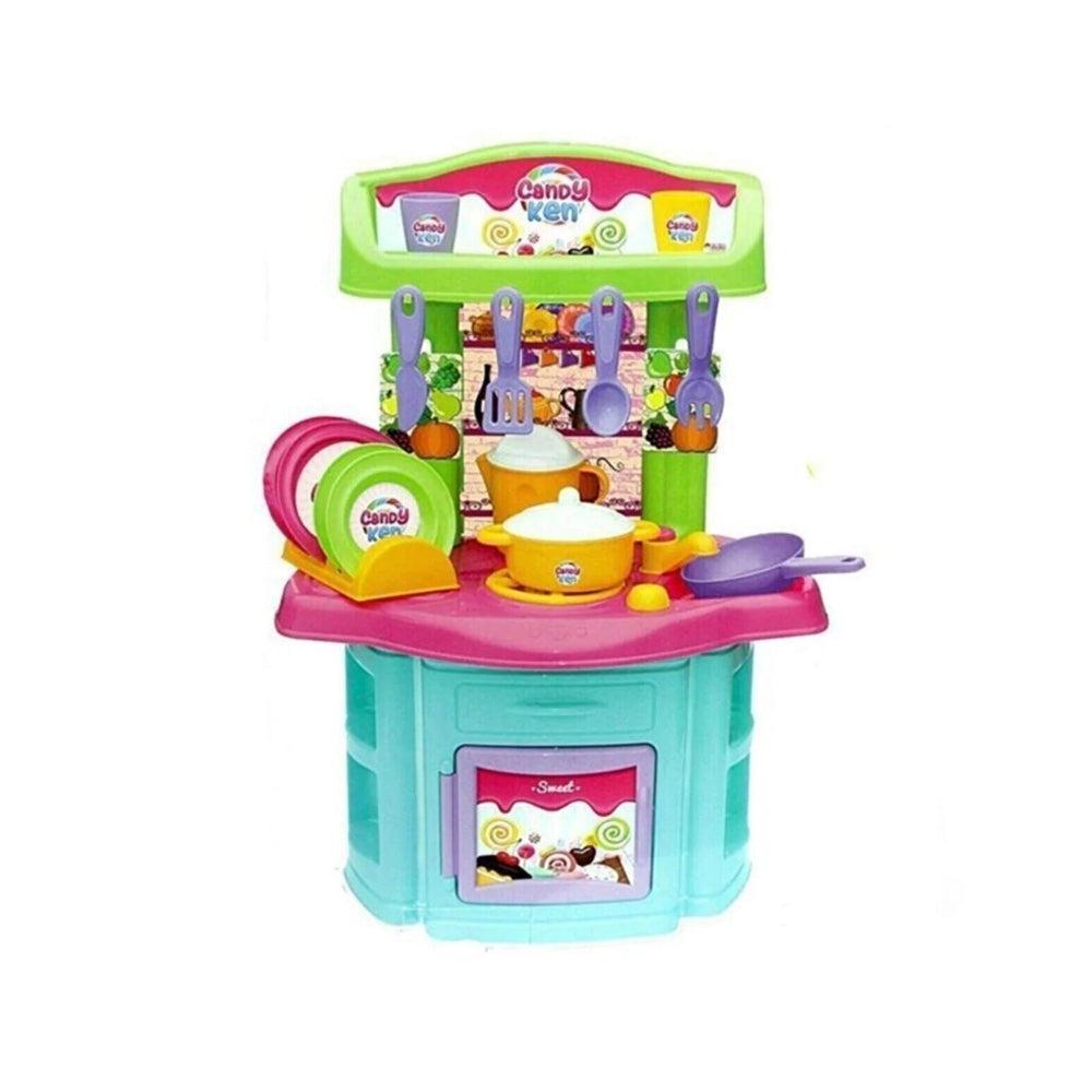 Dede - Candy And Ken Chef Kitchen Set - 16 Pcs