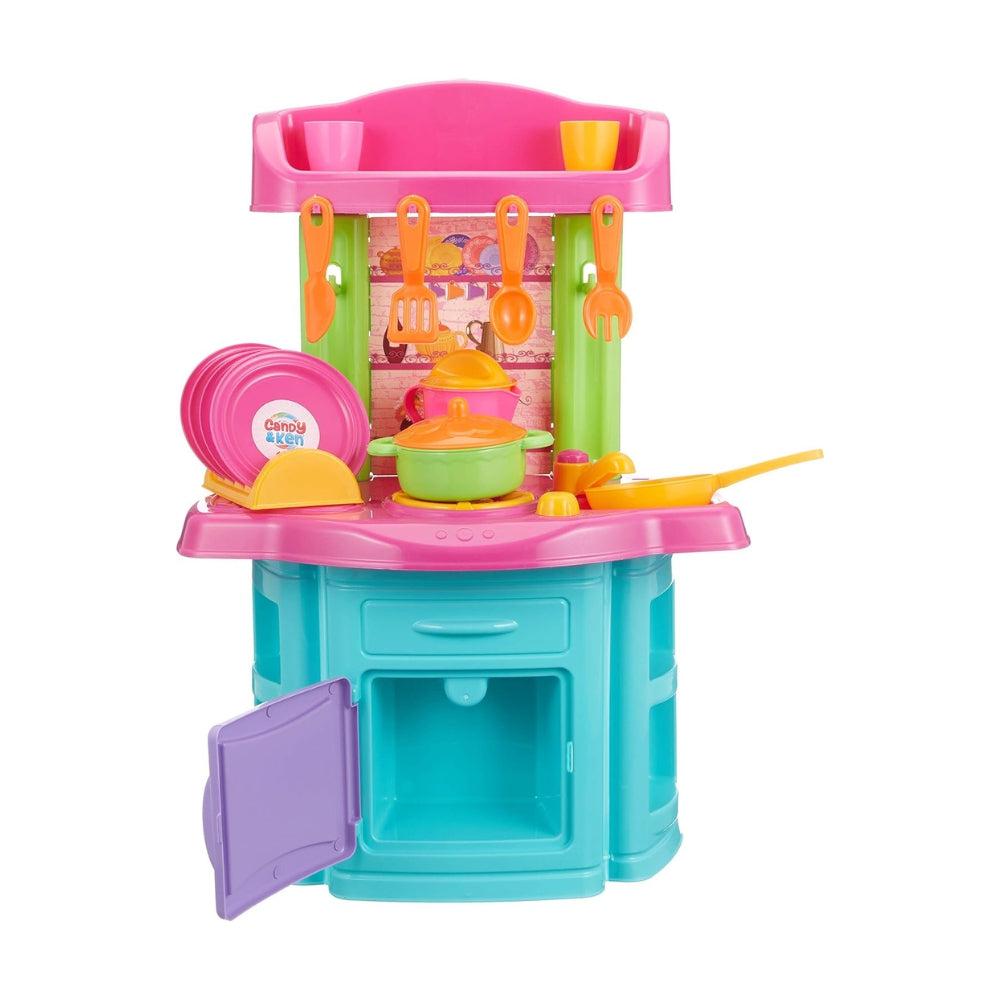Dede - Candy And Ken Chef Kitchen Set - 16 Pcs