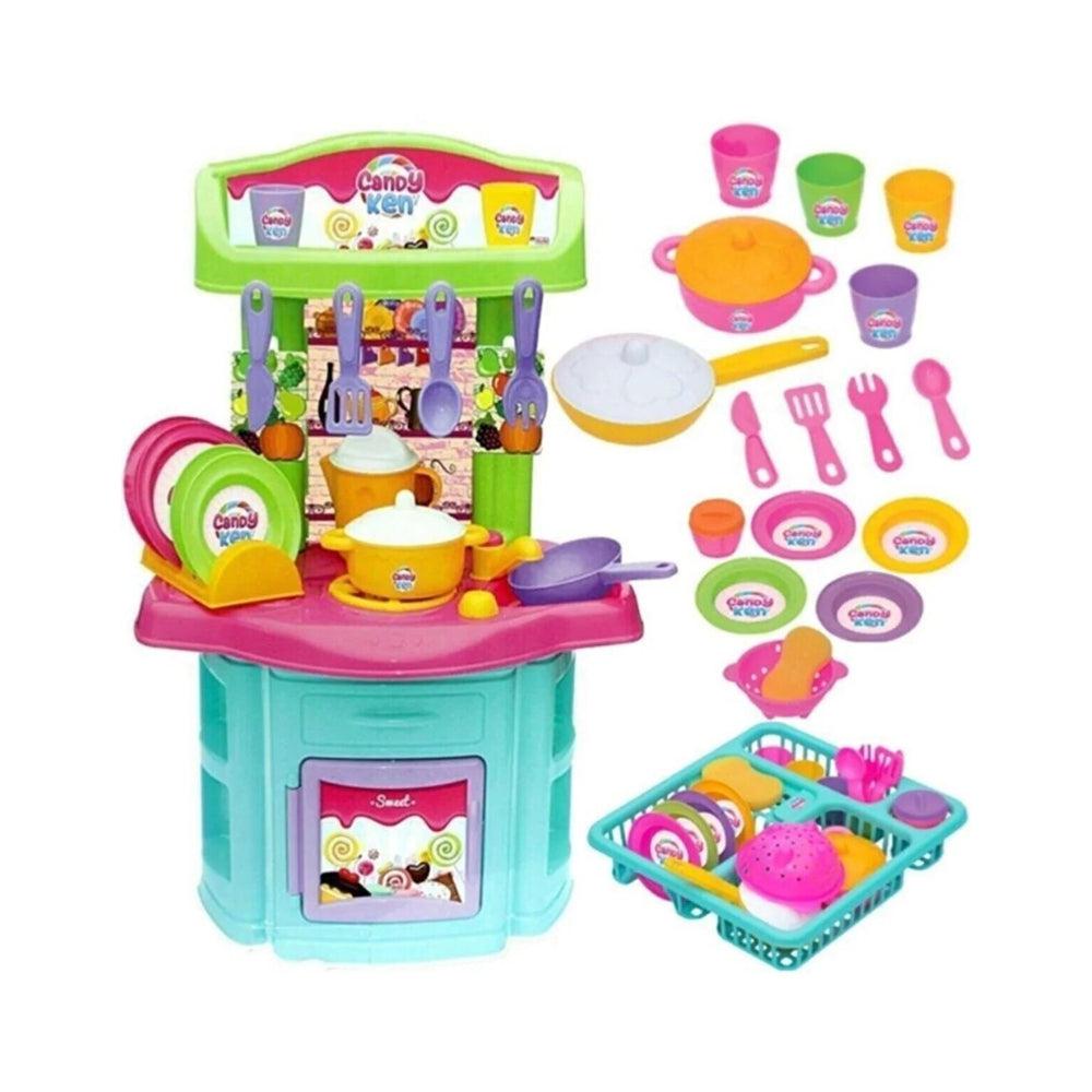 Dede - Candy And Ken Chef Kitchen Set - 16 Pcs