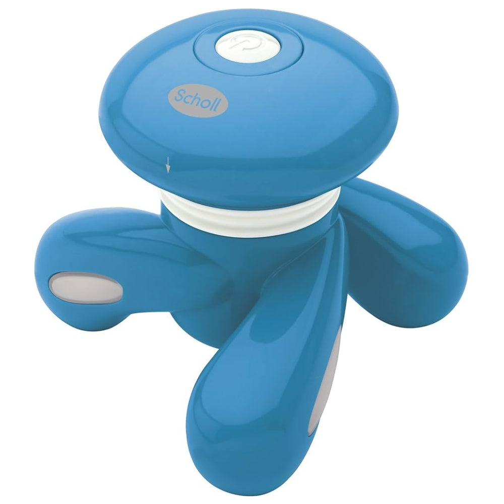 Delfino Handheld Electric Massager, Full Body Wave Vibration Massager for Head, Neck, Shoulder, Hand, Leg, Best Relaxing Product for Fatigue, Color (Blue)