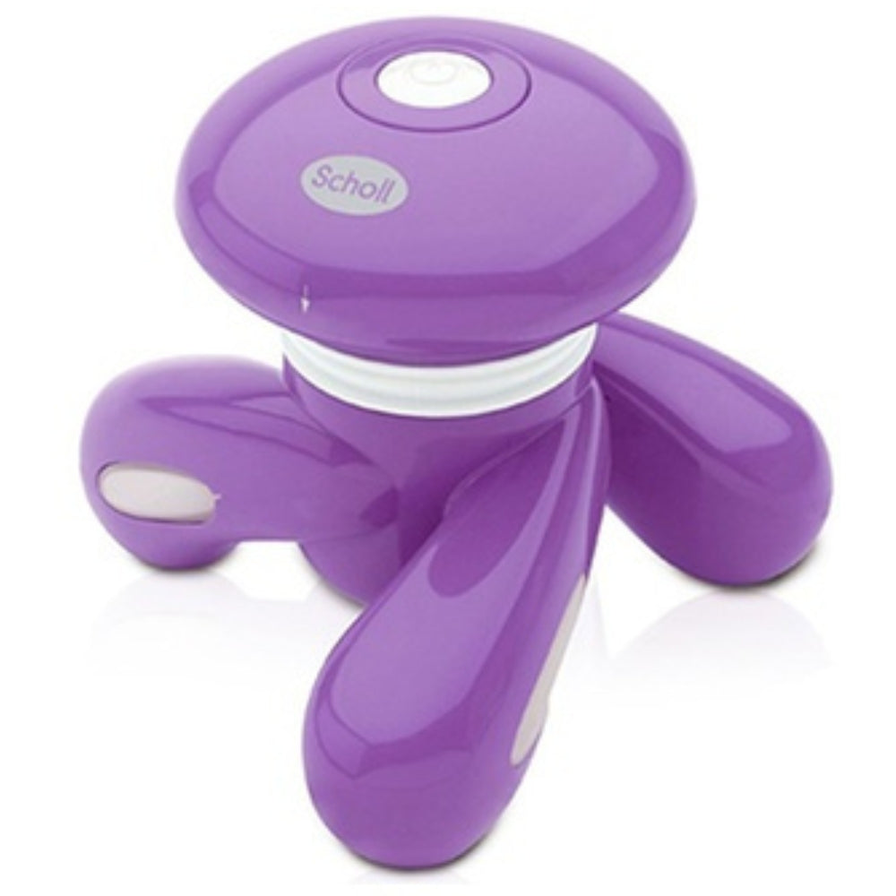 Delfino Handheld Electric Massager, Full Body Wave Vibration Massager for Head, Neck, Shoulder, Hand, Leg, Best Relaxing Product for Fatigue, Color (Purple)