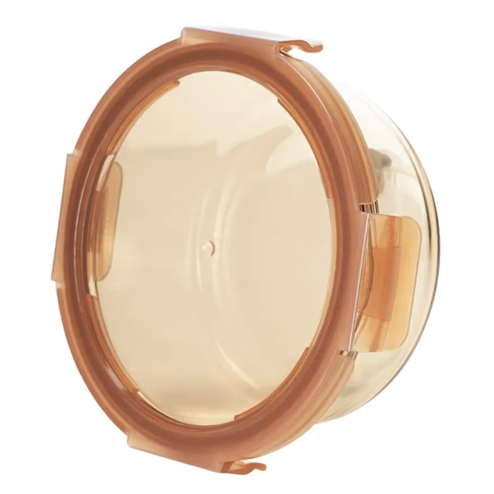 Deli Glass Ware 915Ml Round Glass Food Container with Pp Lid