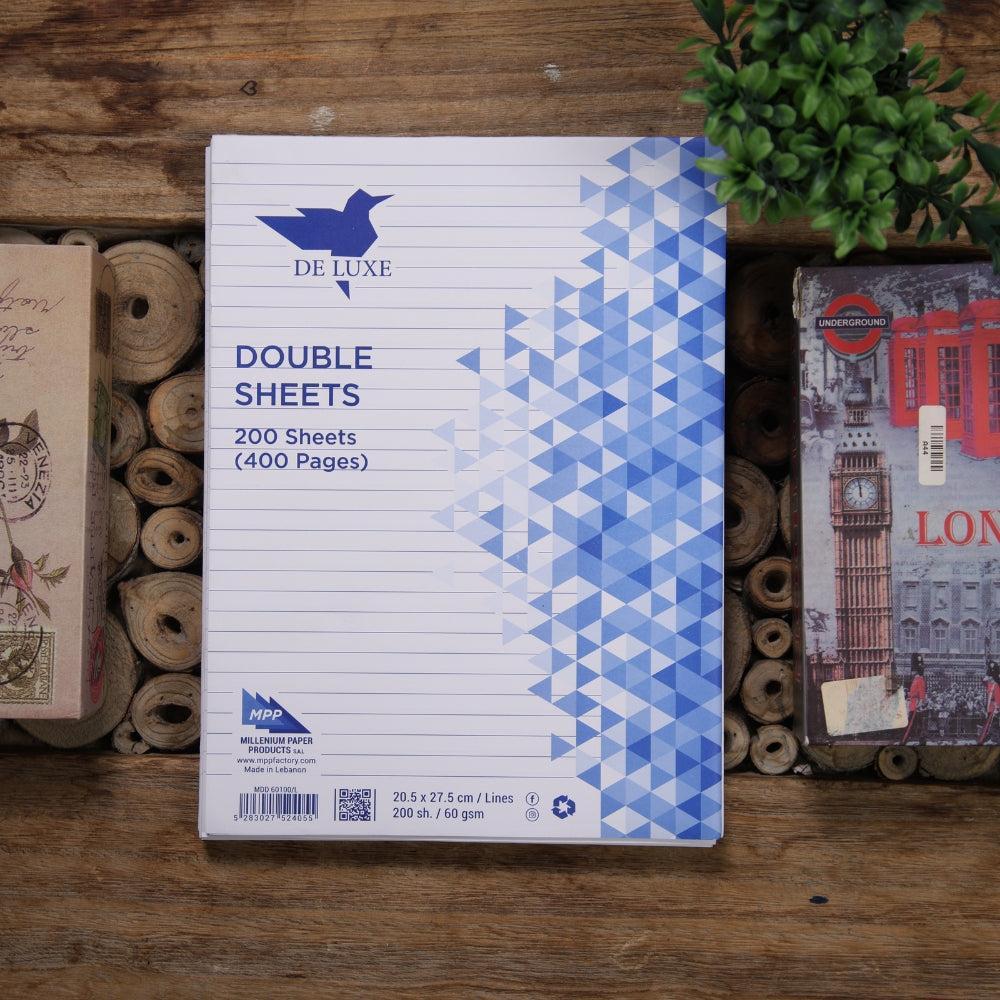 Delux Paper Refill 200 sheets 400 Pages