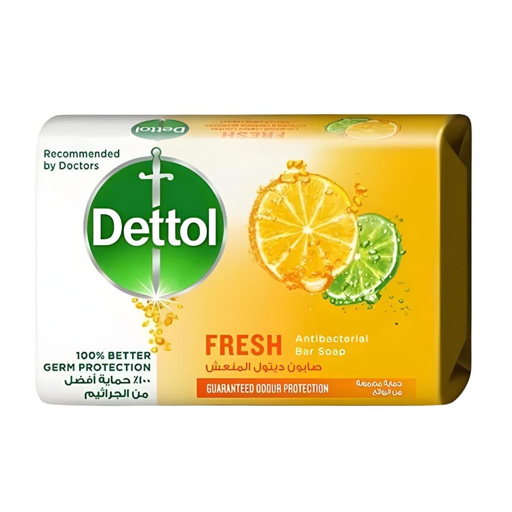 Dettol Bar Soap Fresh Antibacterial Lime & Lemon 100g