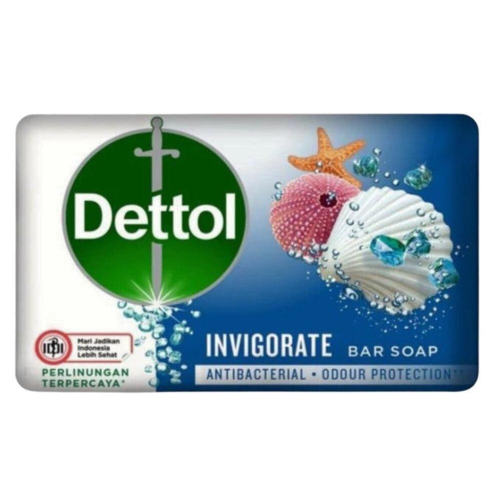 Dettol Invigorate Bar Soap Antibacterial Sea Minerals 100g