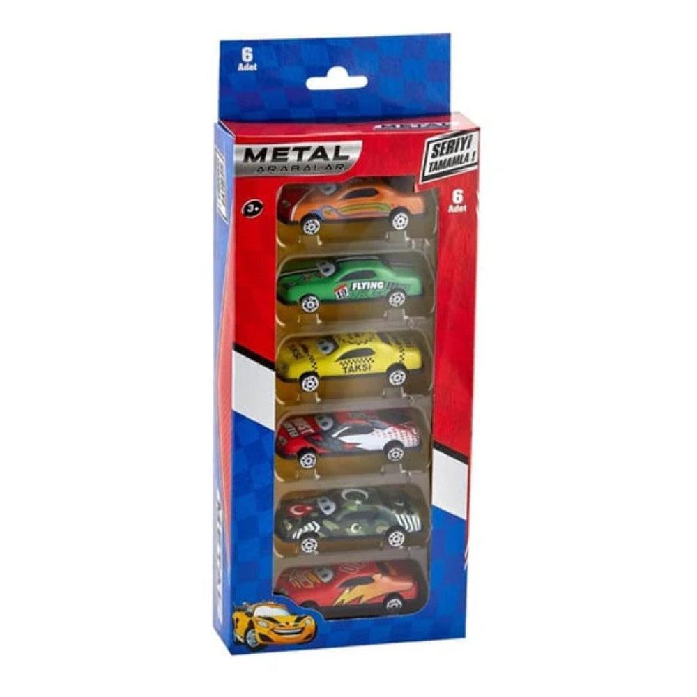Die-Cast Super Racing Cars – Pack of 6