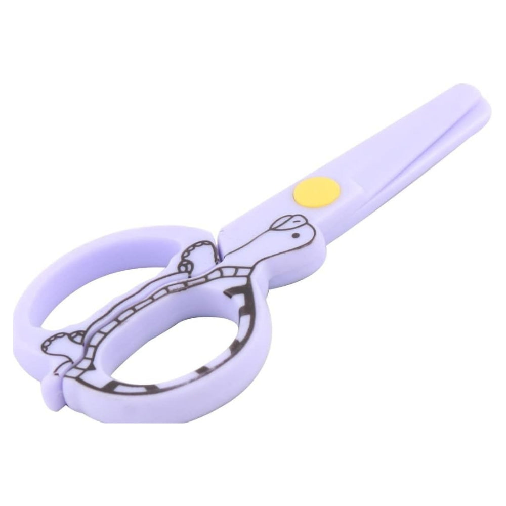 Dika 133 Small Plastic Scissors with Turtle Shape Handle for Student and Kids