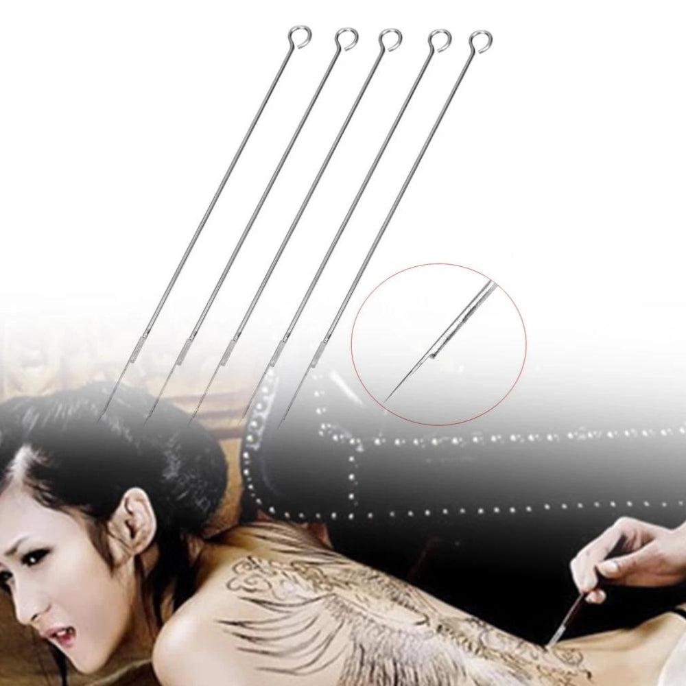 Disposable Tattoo Needles 304 Medical Stainless Steel Permanent Makeup Needles Machine Kit