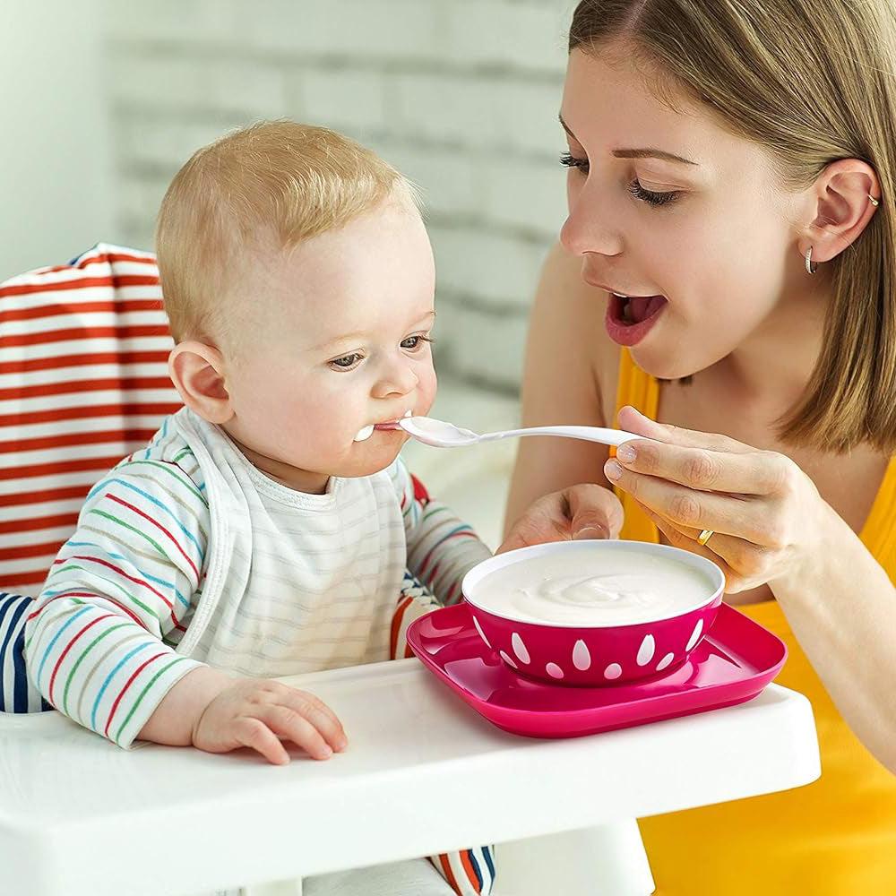 Dodo Mama Feed Plate Spoon Included Baby Feeding