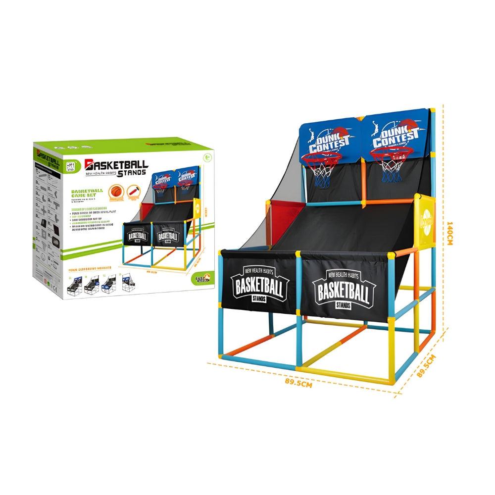 Double Basketball Game Stand Set