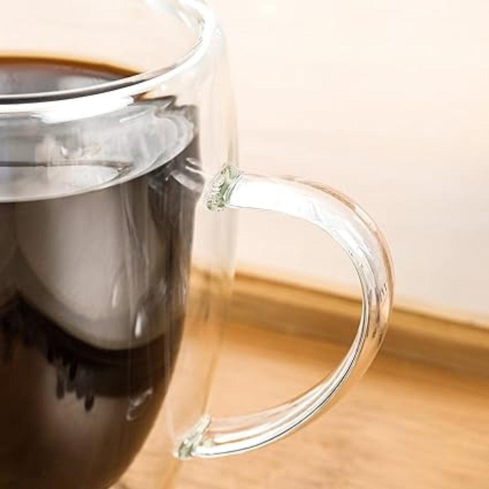 Double Walled Preserves HotCold Coffe Mug With Handle