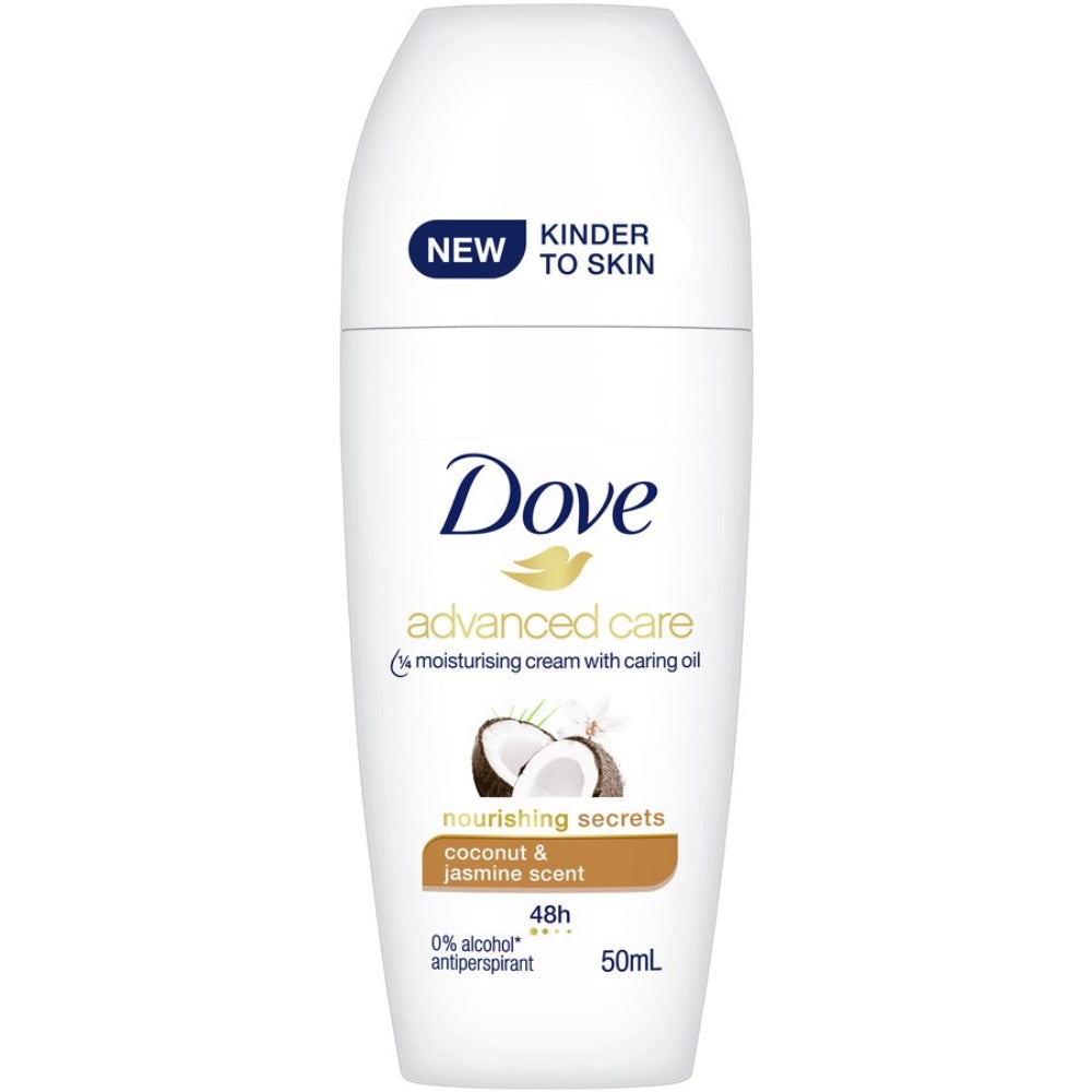 Dove Advanced Care Anti-Perspirant Deodorant Roll-on for 48 Hours of Protection Coconut Scent