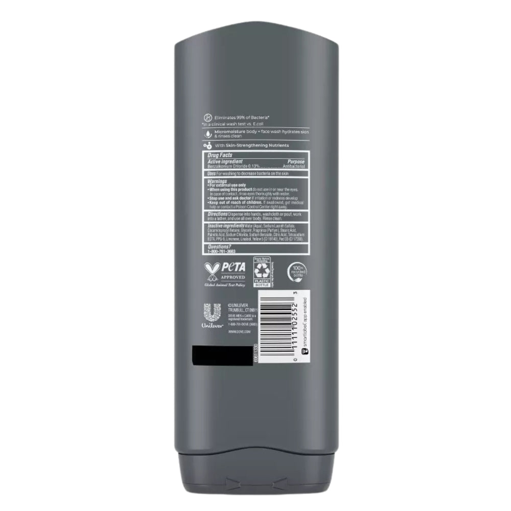 Dove Men + Skincare Antibacterial Defense Wash Soap - 18 fl oz