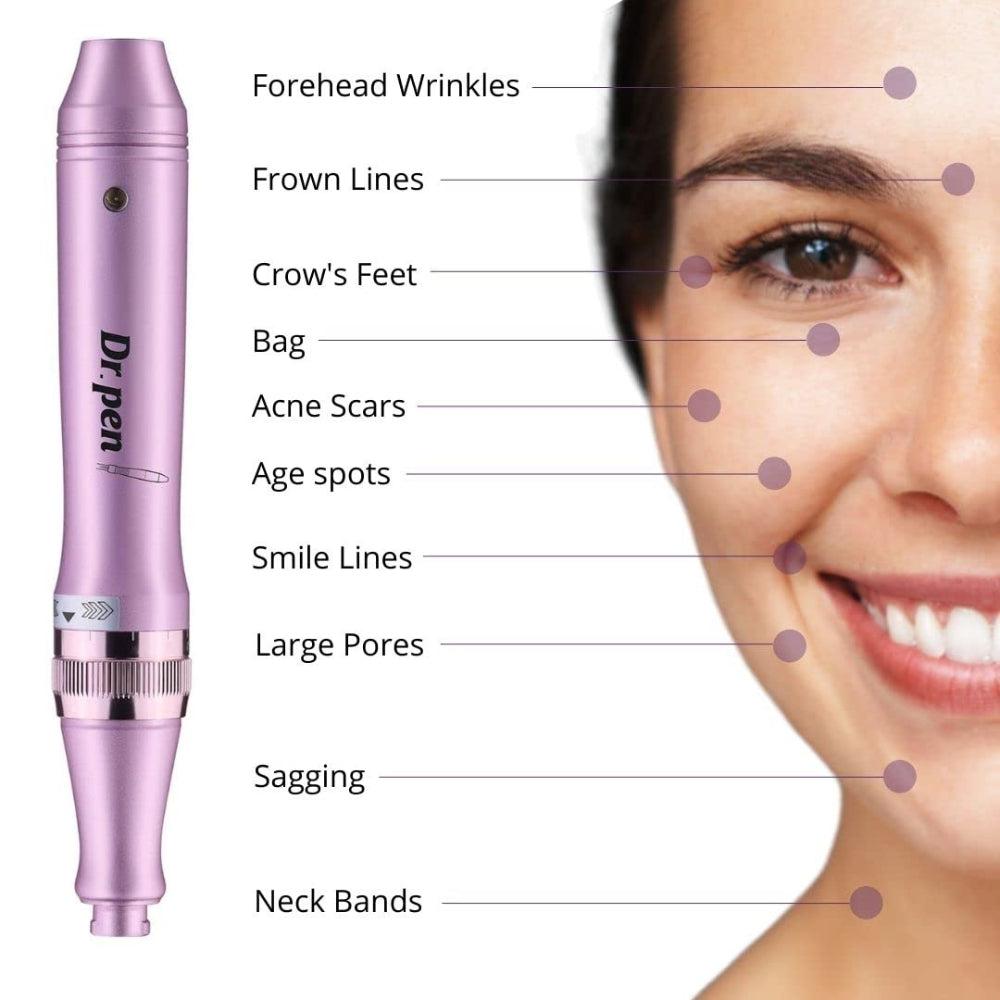Dr. Pen Ultima M5 Professional Microneedling Pen Wireless Electric Skin Repair Tools 12 Pins 2 Needles Udrm5