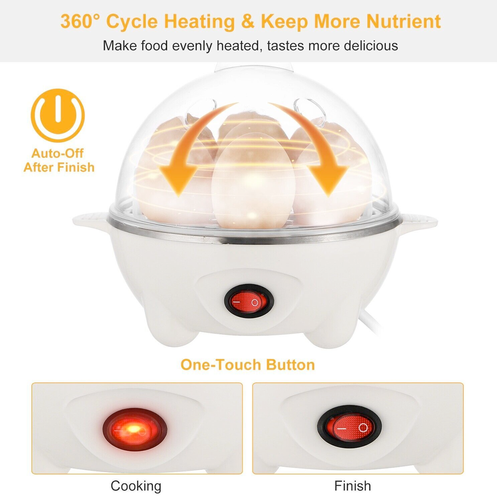 DreamJing Stainless Steel Electric Egg Cooker