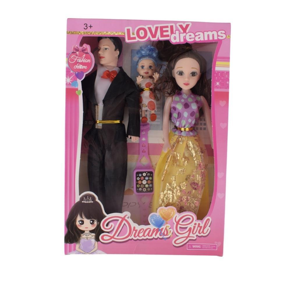 Dreams Girl Family Doll Set