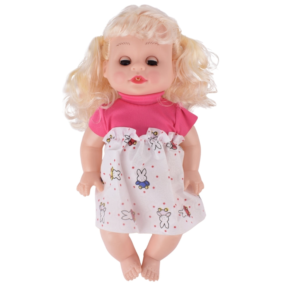 Drink and Wet Baby Doll Set with Sounds – Hair Styling Edition