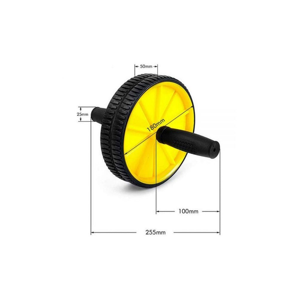 Dual Exercise Abdomen Wheel Trainer
