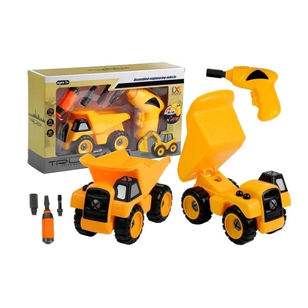 Dump Truck + Accessories, Vehicle To Disassemble