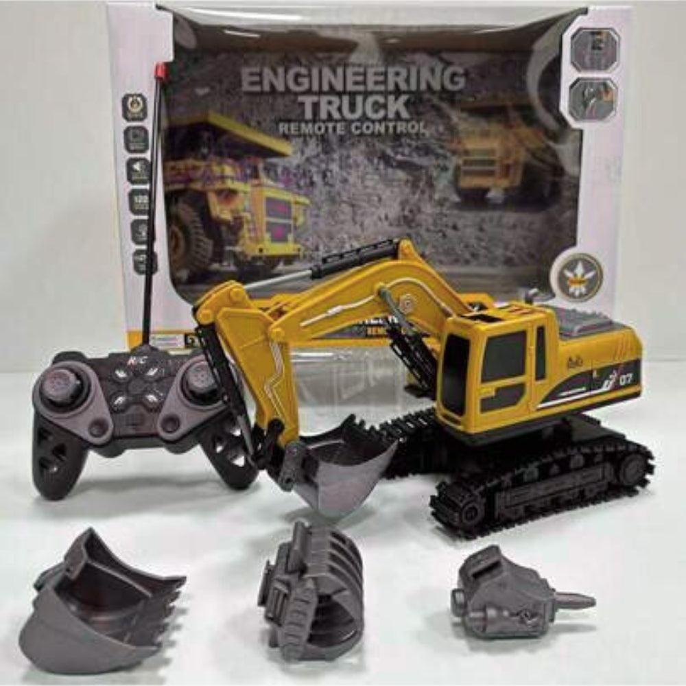 ENGINEERING EXCAVATOR WITH LIGHT AND REMOTE CONTROL
