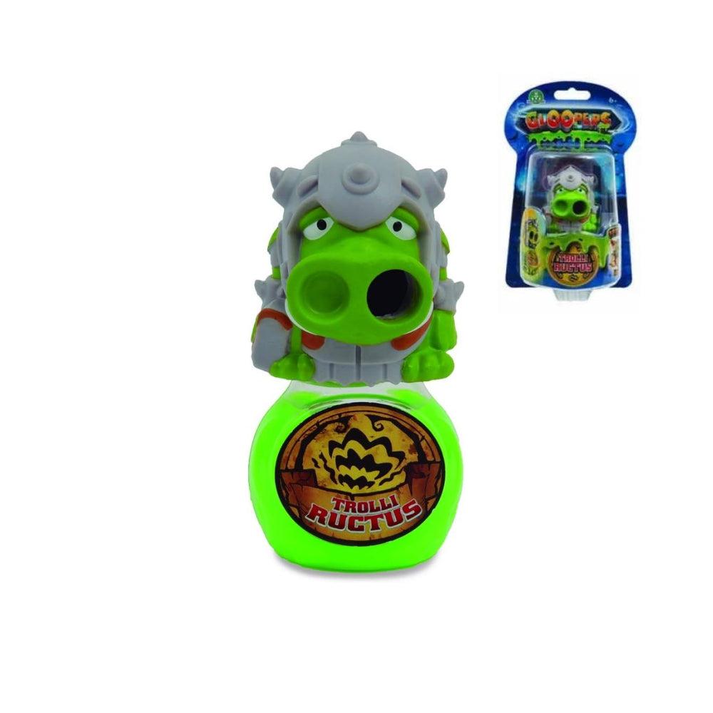 EP Line Gloopers Scary Monster Rubber Figurine With A Container With Slime 1 Pc
