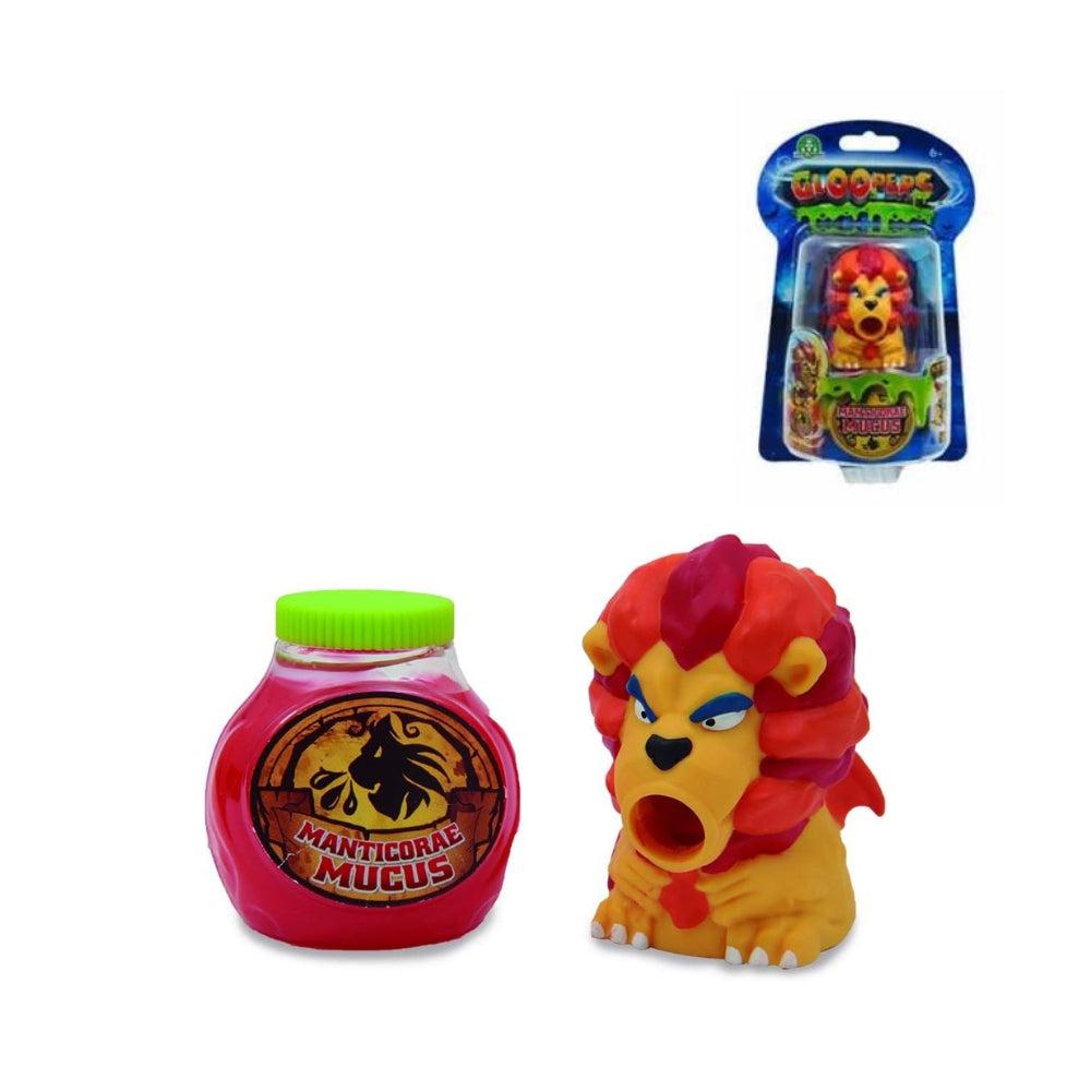 EP Line Gloopers Scary Monster Rubber Figurine With A Container With Slime 1 Pc