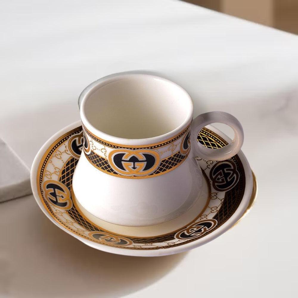 Elegance Ensemble: 12 Cup & Apron Set