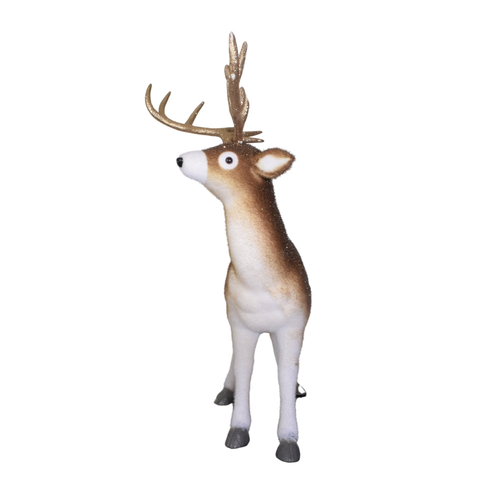 Elegant Standing Reindeer Christmas Decoration