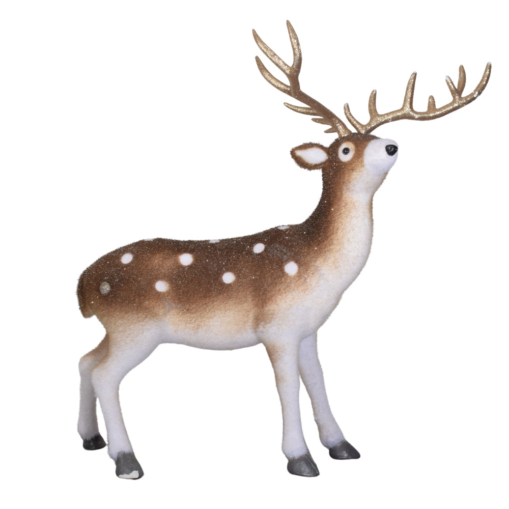 Elegant Standing Reindeer Christmas Decoration