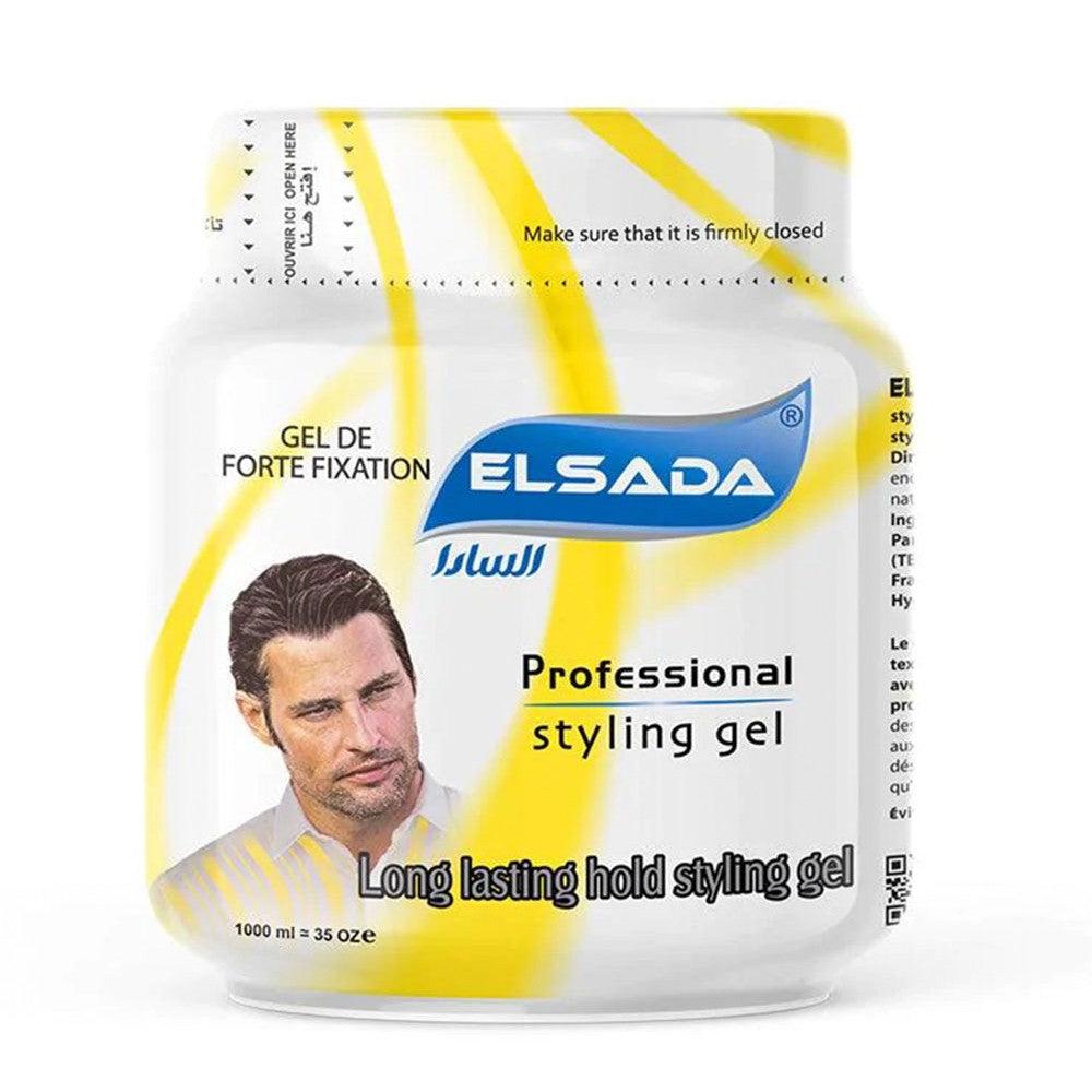 Elsada Gel De Forte Fixation Professional Styling Yellow Gel 1000ml
