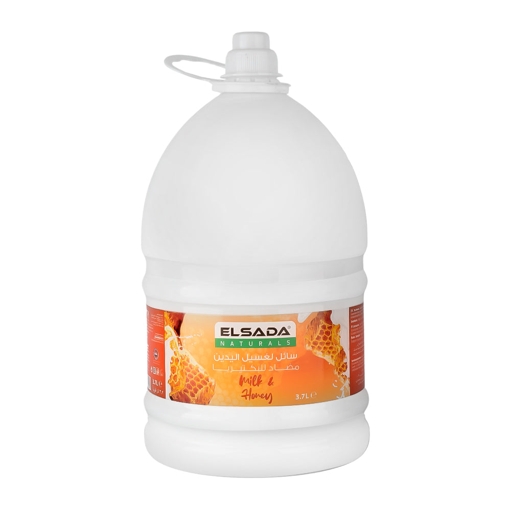 Elsada Liquid Hand Soap Gallon Milk & Honey 3.7L