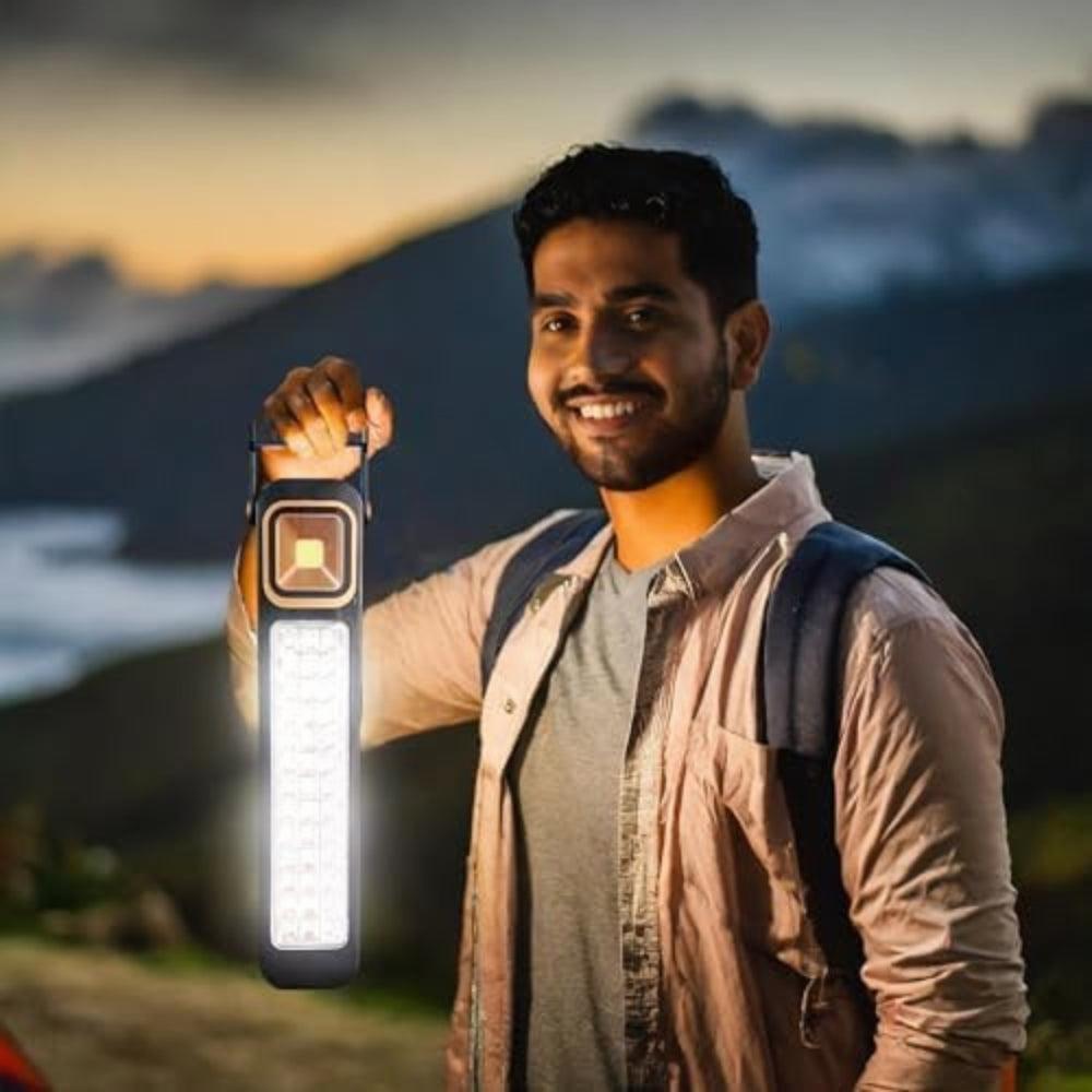 Emergency Light Rechargeable 30W LED Solar Light Intelligent Technology, 5 Gears, 320° Rotating Handle, Long Life - Solar Charging with 2400mAh Battery Capacity, HEL-2866T