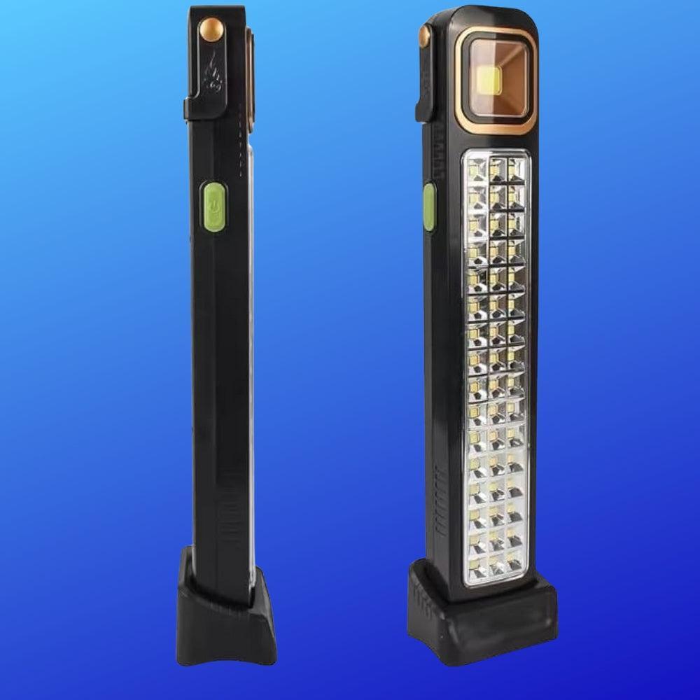 Emergency Light Rechargeable 30W LED Solar Light Intelligent Technology, 5 Gears, 320° Rotating Handle, Long Life - Solar Charging with 2400mAh Battery Capacity, HEL-2866T