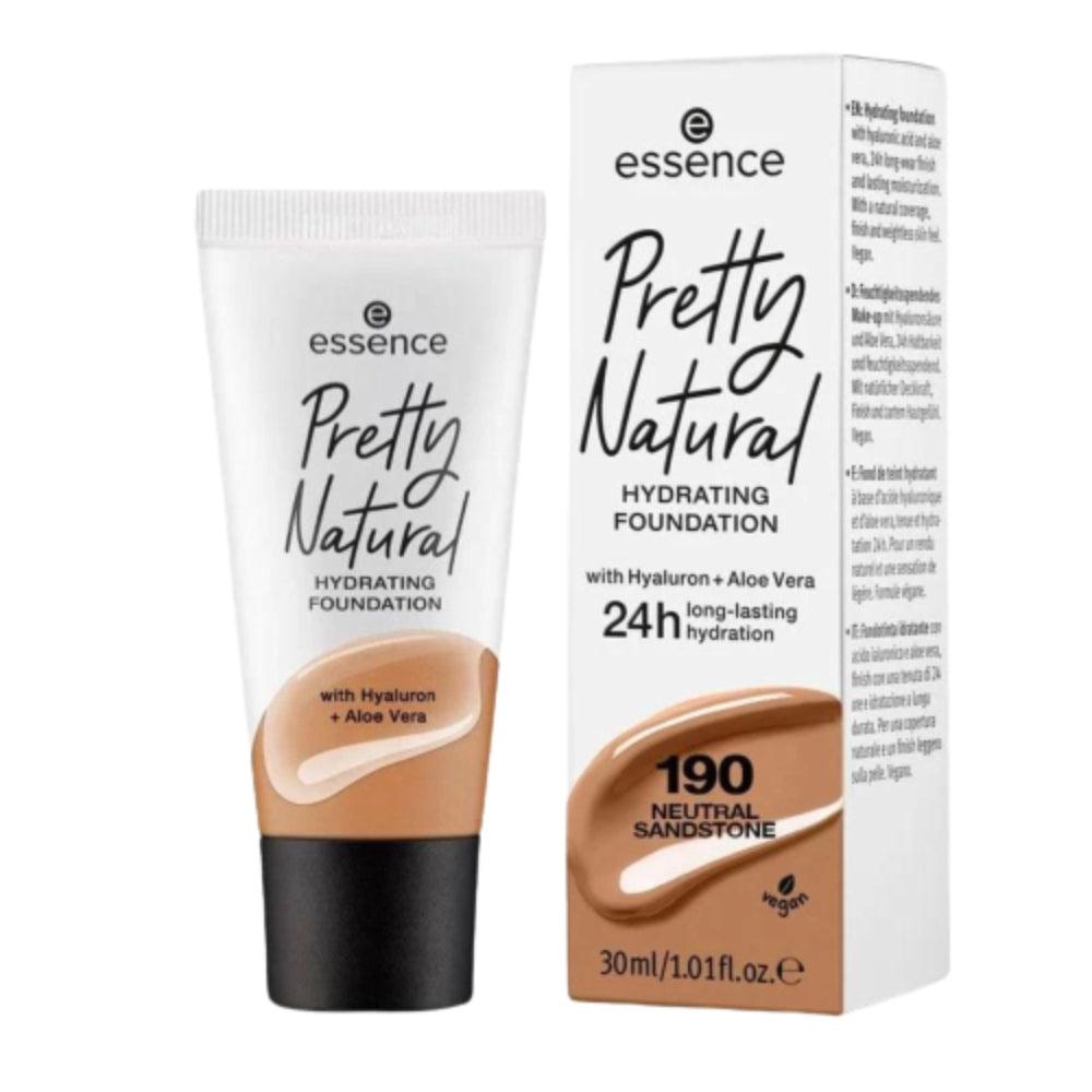 Essence Pretty Natural Hydrating 24H Foundation-190 Neutral Sandstone