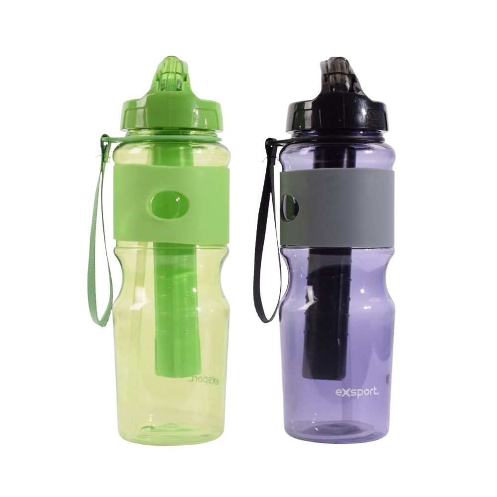 Exsport Dual-Color Filtered Water Bottles – Stay Hydrated, Stay Healthy