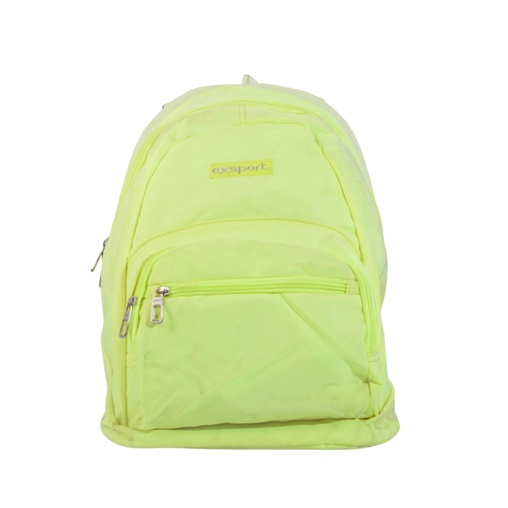 Exsport Neon Green Multi-Compartment School & Travel Backpack