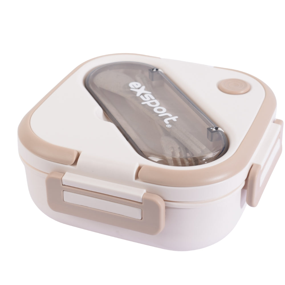 Exsport Peige Lunch Box with Built-in Utensil Compartment