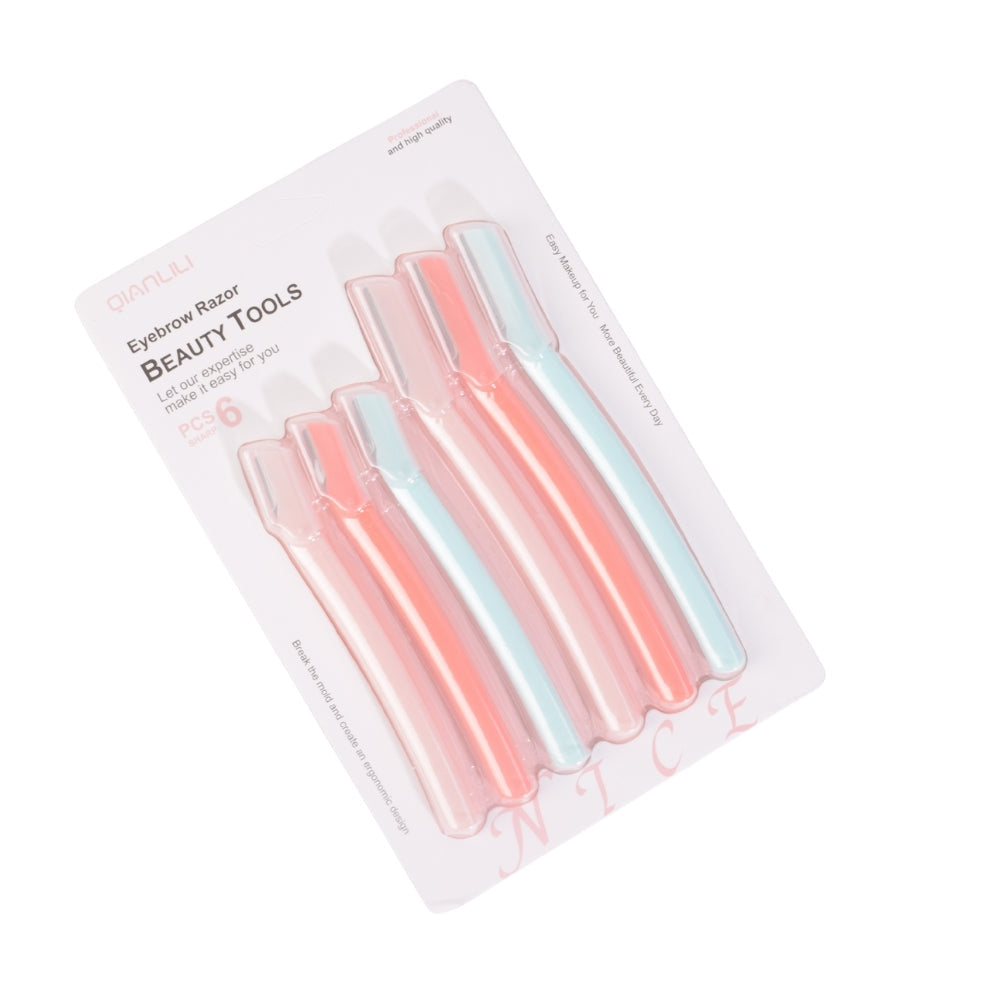 Eyebrow Razors, 6 Pieces 3 Small, 3 Big Eyebrow Razors, Eyebrow Razor, for Trimming and Shaping Eyebrows