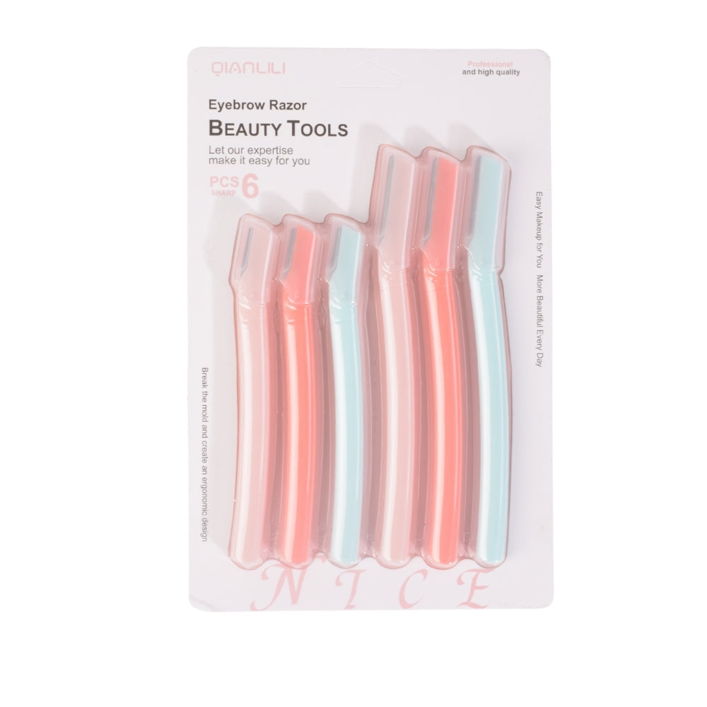 Eyebrow Razors, 6 Pieces 3 Small, 3 Big Eyebrow Razors, Eyebrow Razor, for Trimming and Shaping Eyebrows