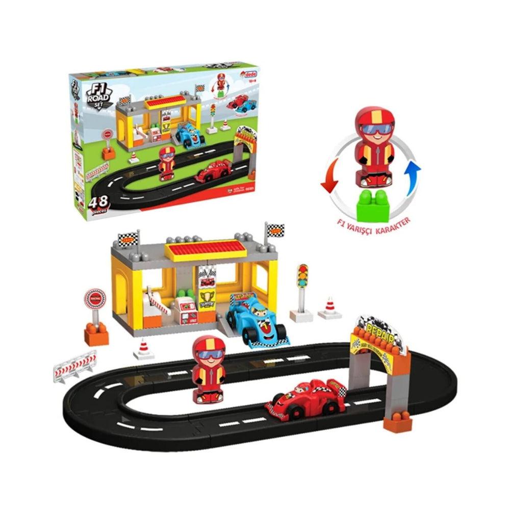FEN TOYS F1 Racing Road Set 48 Pcs Lego Block