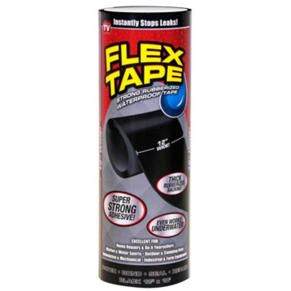 FEXME waterproof Flex Tape for Seal Leakage Tape for Water Leakage Super Strong Waterproof Tape Adhesive Tape for Water Tank,Sink Sealant,Kitchen,toilet Tub for Gaps 12" x 5' Black