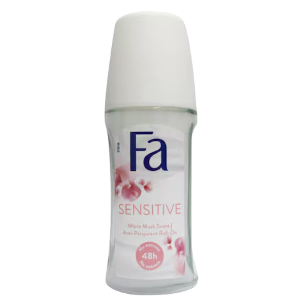 Fa Sensitive White Musk Roll On Deodorant 50ml