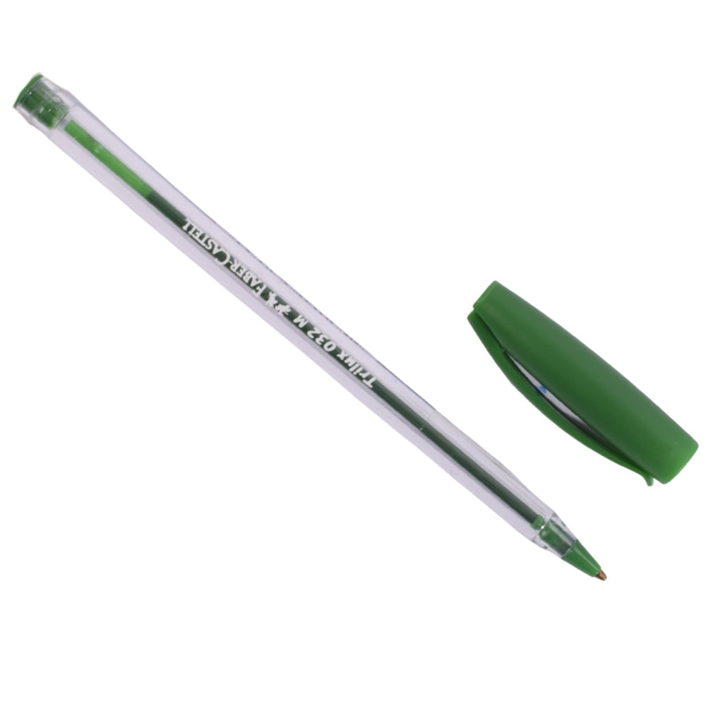 Faber-Castell 045 Ball Pen – Green Ink, 0.7mm