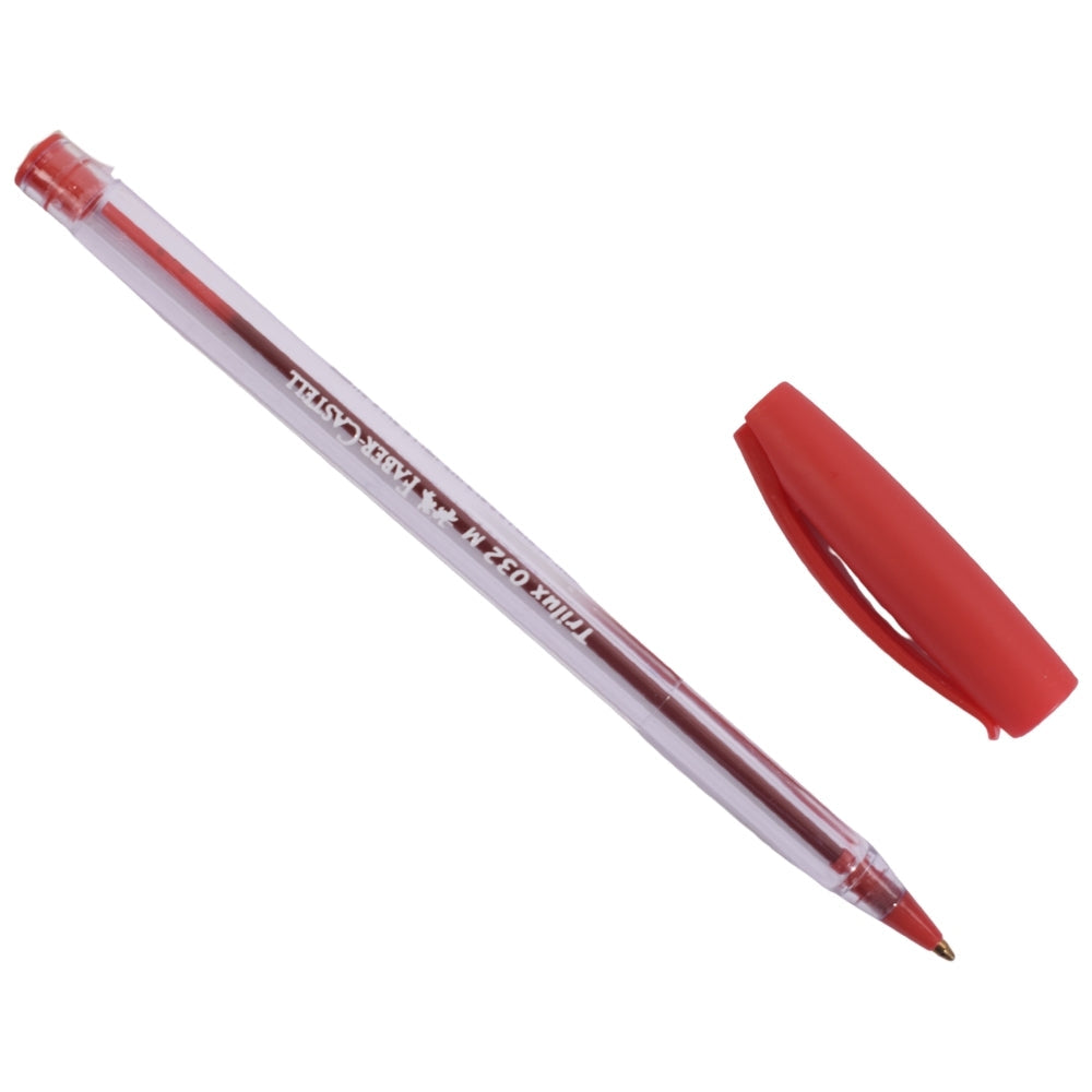 Faber-Castell 045 Ball Pen – Red Ink, 0.7mm
